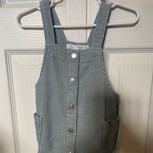 Light blue cord Zara dress